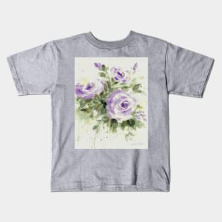 Washy Purple Roses A Kids T-Shirt